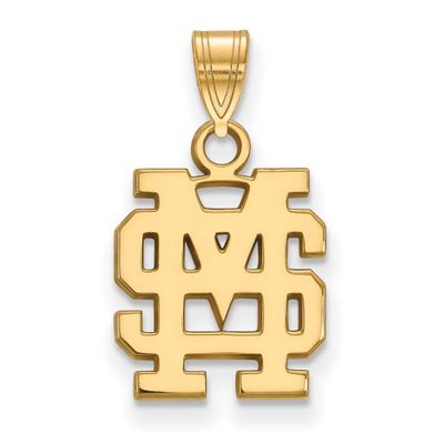 Mississippi State University Small Pendant Gold-plated Sterling Silver GP063MSS, UPC: 886774951638