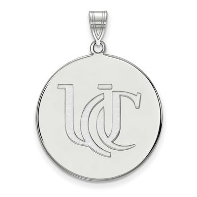 University of Cincinnati U-C Extra Large Disc Pendant 10k White Gold 1W052UC, UPC: 886774790190