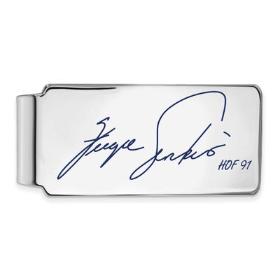 Fergie Jenkins Hall of Fame Signature Epoxy Money Clip Sterling Silver SSHF04FJ91, UPC: