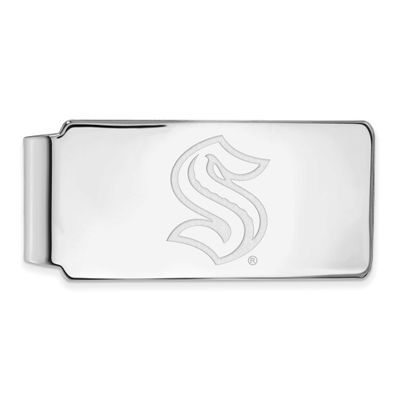 NHL Seattle Kraken Money Clip 10k White Gold 1W022KRA, UPC: