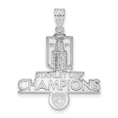 2024 Stanley Cup Champions Florida Panthers Extra Large Pendant Sterling Silver SS002PTH24, UPC: 19…