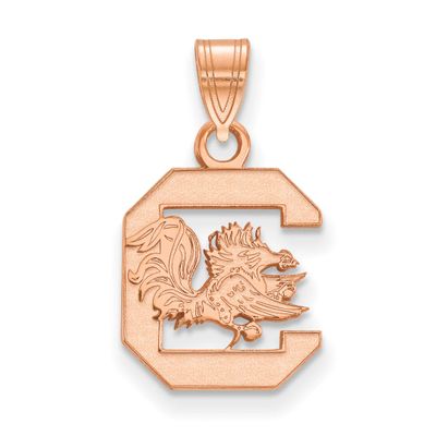14K Rose Gold University of South Carolina Small Pendant 14k Rose Gold 4R002USO, UPC: 191101780233