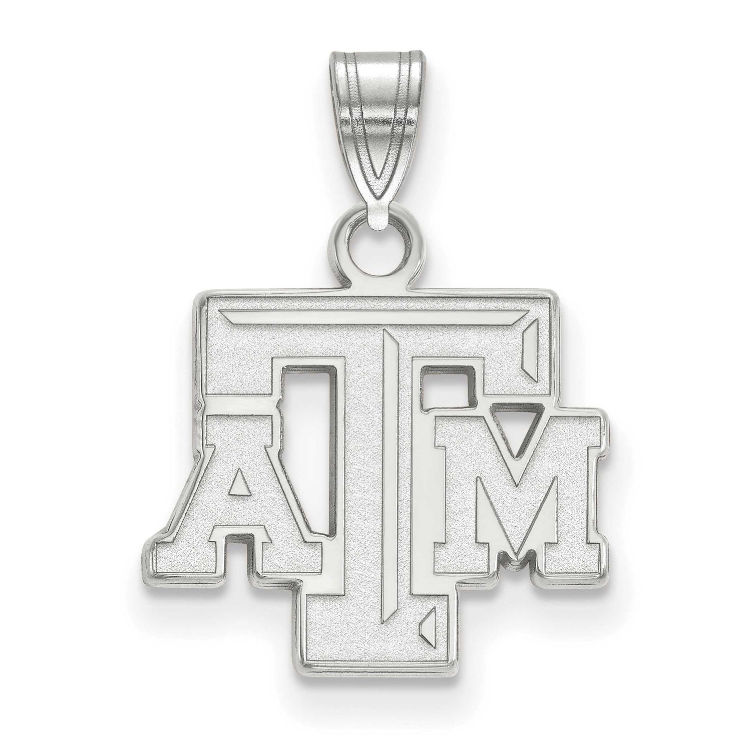 Texas A And M University T-A-M Small Pendant Sterling Silver Rhodium-plated SS002TAM, UPC: 88677469…