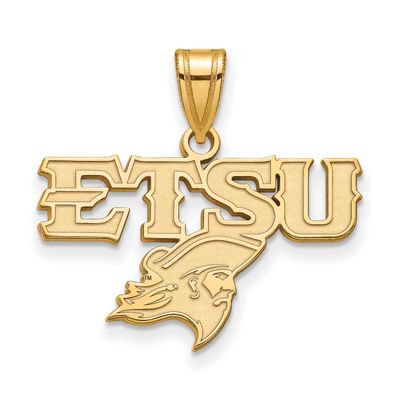 East Tennessee State U. Medium Pendant 10k Gold 1Y008ETS, UPC: 196904344033