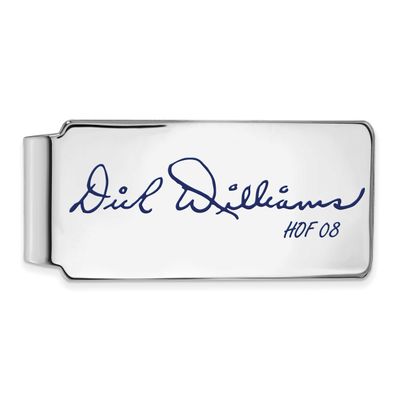 Dick Williams Hall of Fame Signature Epoxy Money Clip Sterling Silver SSHF04DW08, UPC: