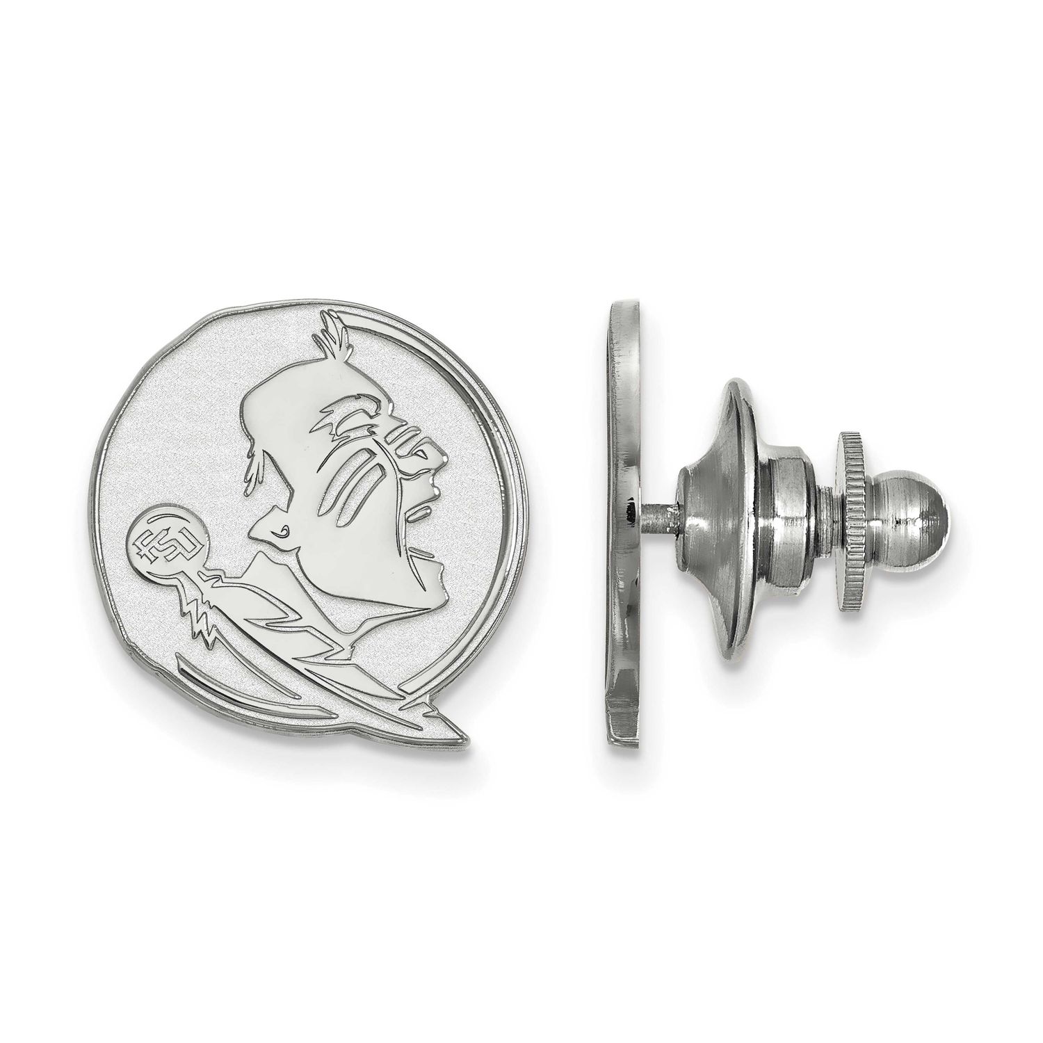 Florida State University Lapel Pin 14k White Gold 4W051FSU, UPC: 886774850719