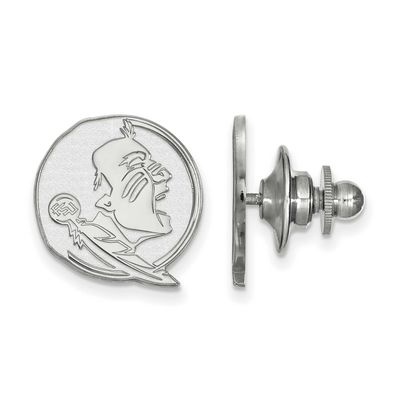 Florida State University Lapel Pin 14k White Gold 4W051FSU, UPC: 886774850719