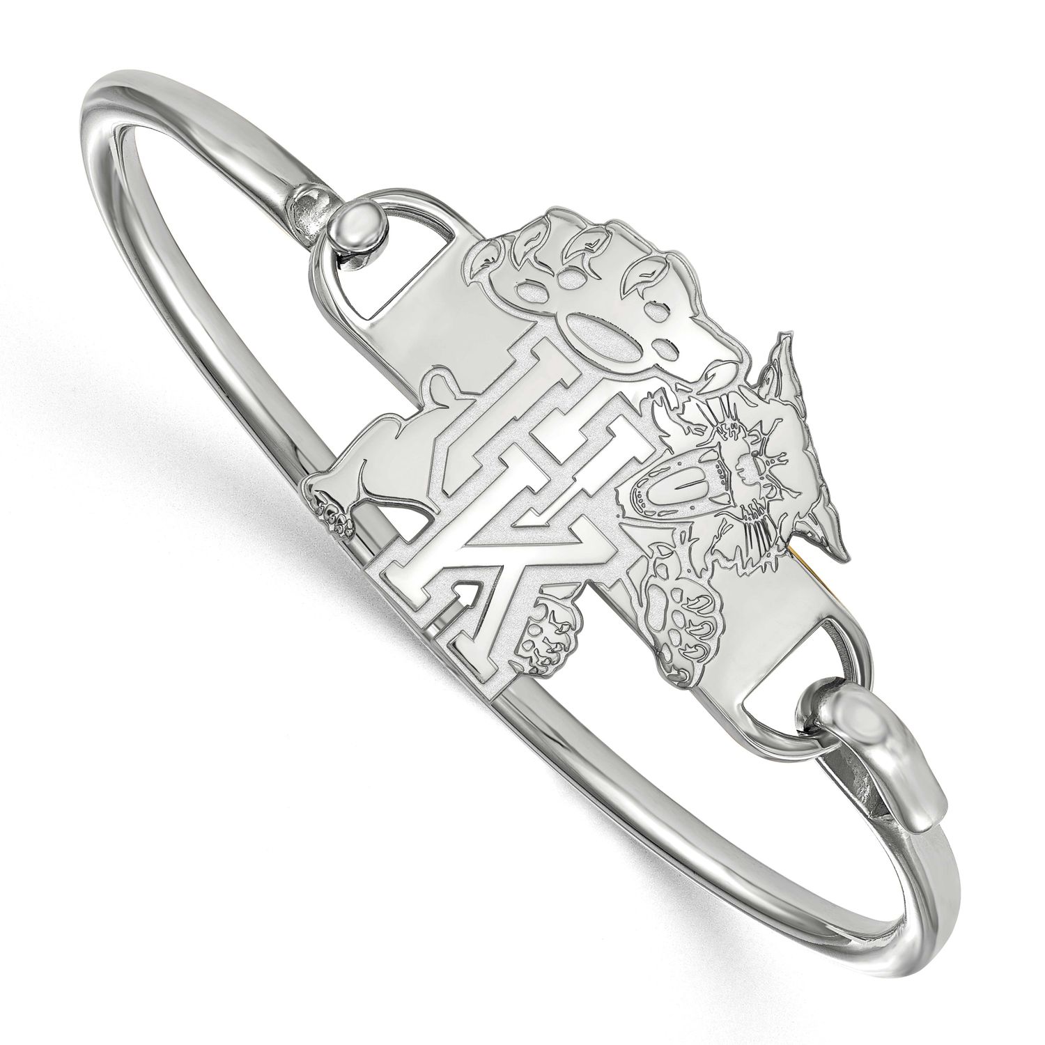 University of Kentucky Bangle Sterling Silver Rhodium-plated SS060UK-7, UPC: 886774726793