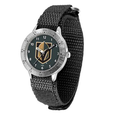 NHL Vegas Golden Knights Youth Tailgater Nylon Strap Quartz Time Teaching Watch Gametime XWM3296, U…