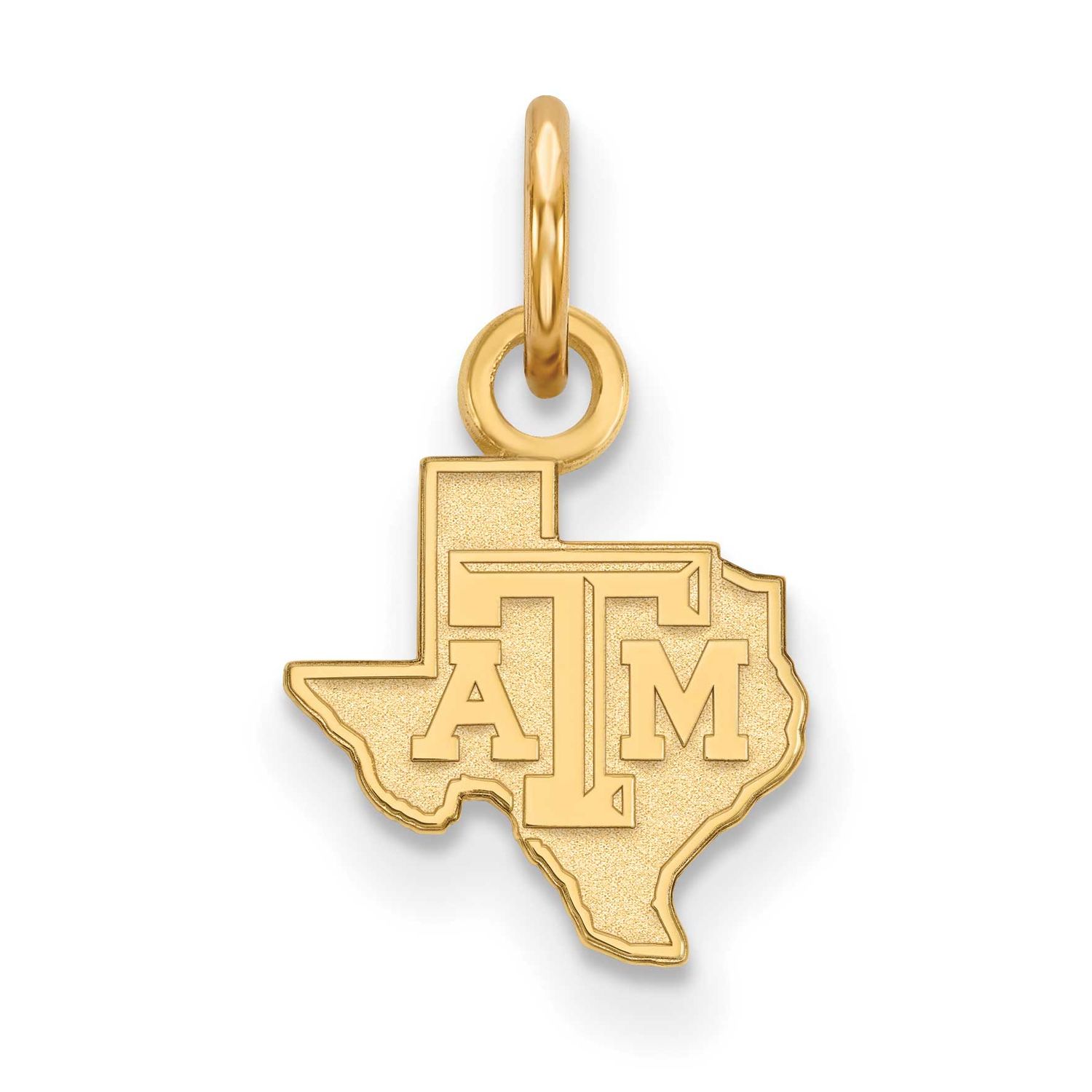 Texas A And M University State Outline Extra Small Pendant 14k Gold 4Y040TAM, UPC: 886774880822