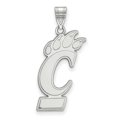 University of Cincinnati Extra Large Pendant Sterling Silver Rhodium-plated SS045UC, UPC: 886774705…
