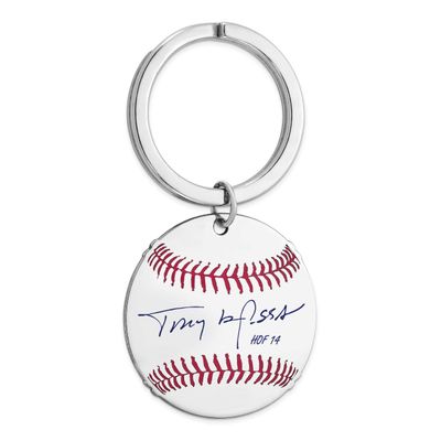 Tony La Russa Hall of Fame Signature Epoxy Baseball Keychain Sterling Silver SSHF03TL14, UPC: