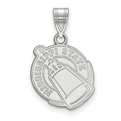 Mississippi State University Medium Pendant Sterling Silver Rhodium-plated SS045MSS, UPC: 886774691…