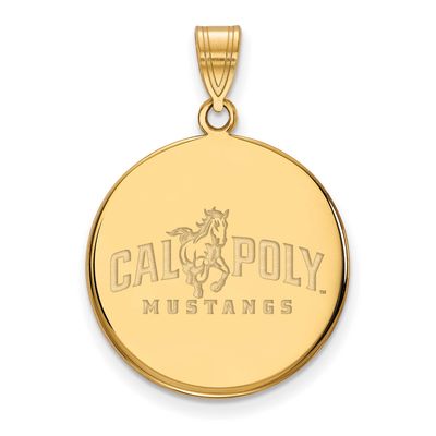 California Polytechnic State U Medium Disc 14k Gold 4Y007CPY, UPC:
