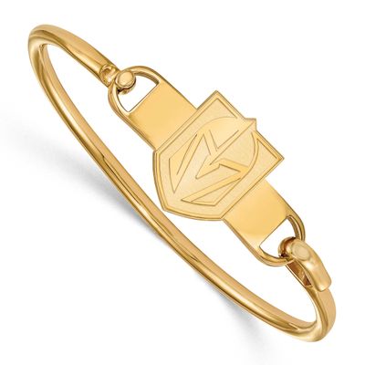 Vegas Golden Knights Bangle Gold-plated Sterling Silver GP010VGK-7, UPC: 191101773426