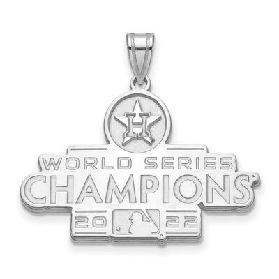 2022 World Series Champions Houston Astros Extra Large Pendant Sterling Silver SS004AST22, UPC: 196…