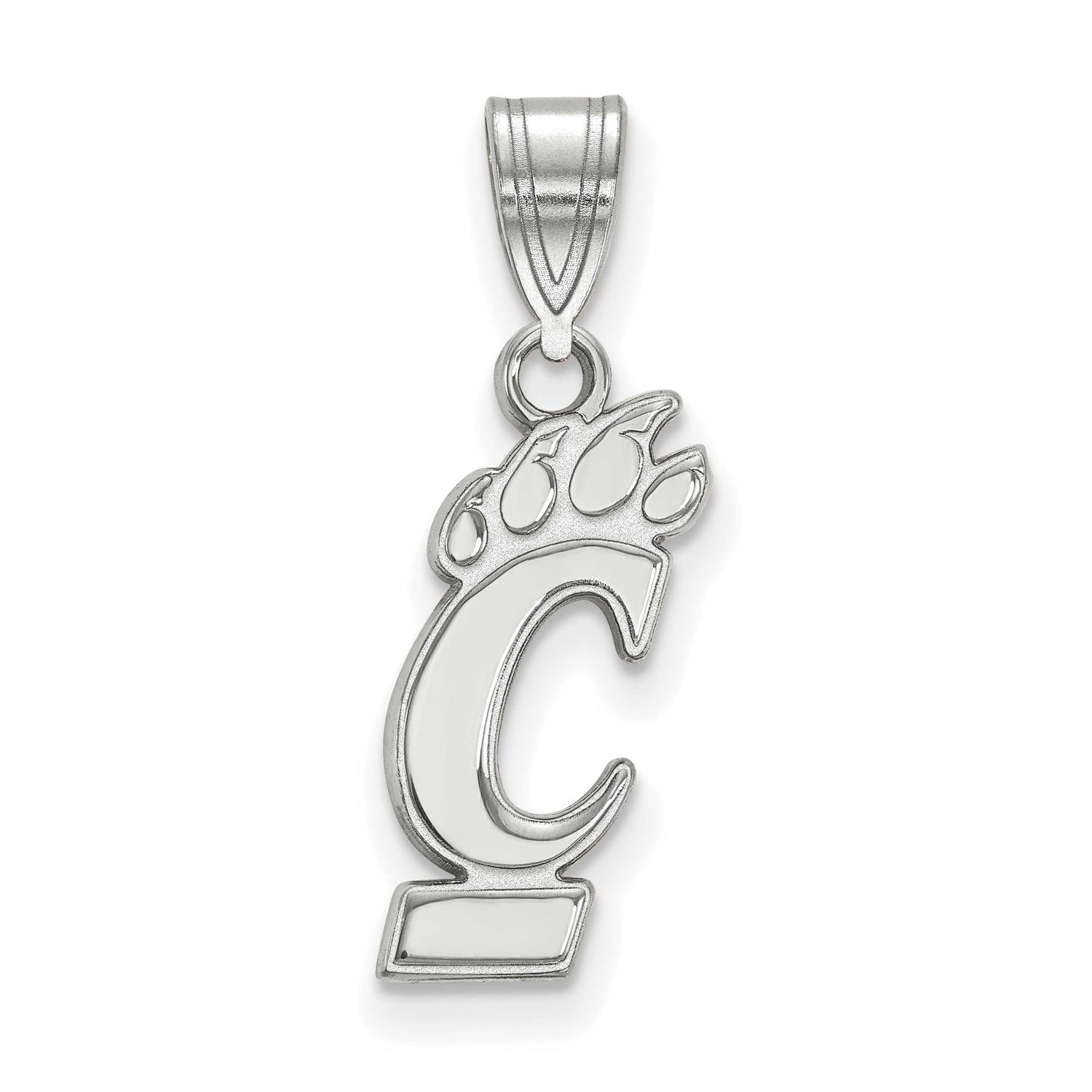 University of Cincinnati Medium Pendant 10k White Gold 1W003UC, UPC: 886774770932
