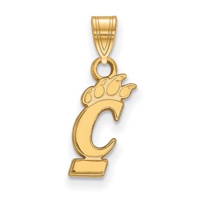 University of Cincinnati Small Pendant Gold-plated Sterling Silver GP002UC, UPC: 886774893808