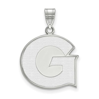 Georgetown University Letter G Large Pendant 10k White Gold 1W002GC, UPC: 886774768076