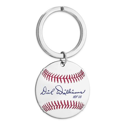 Dick Williams Hall of Fame Signature Epoxy Baseball Keychain Sterling Silver SSHF03DW08, UPC: