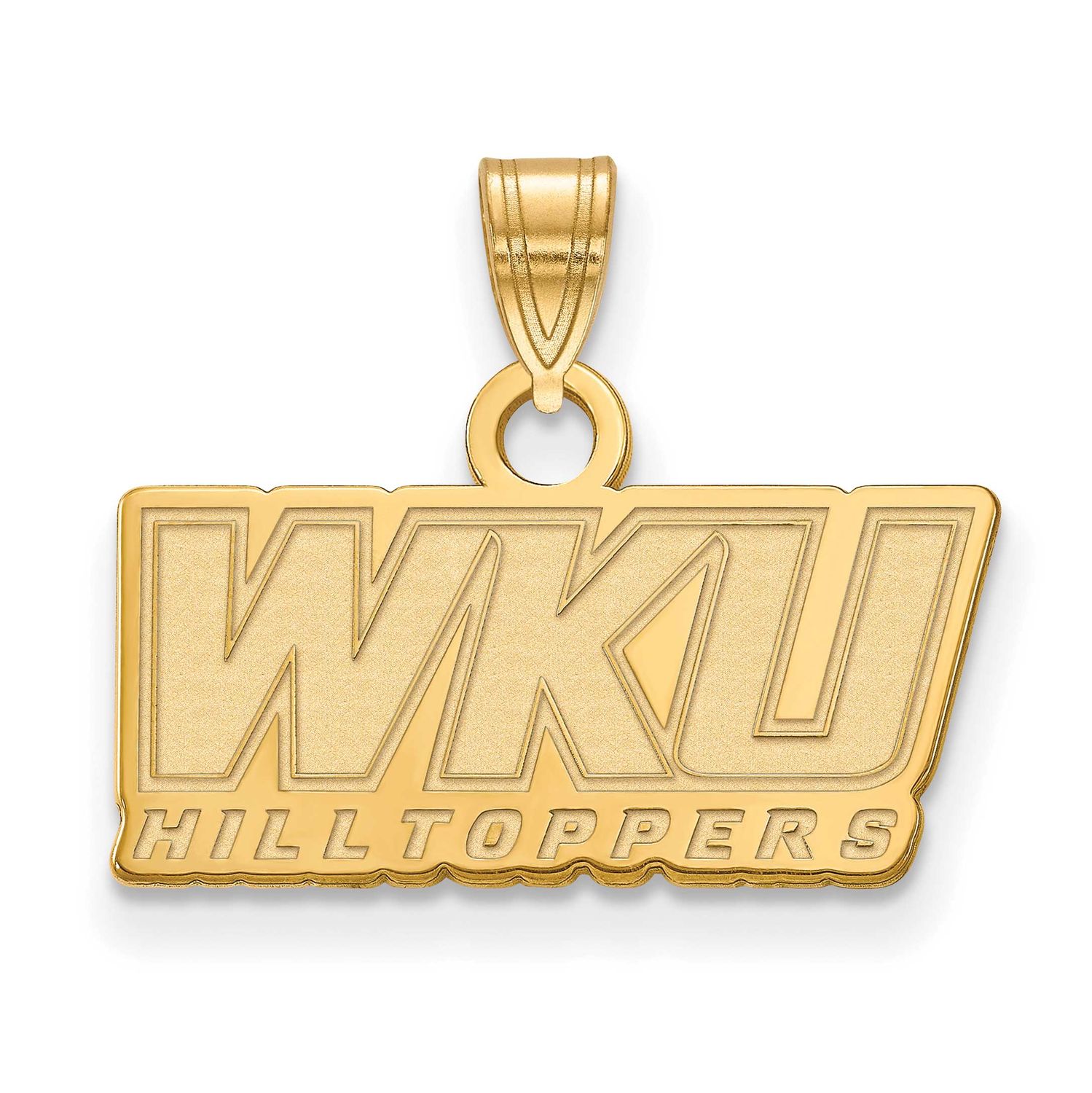 Western Kentucky University W-K-U Hilltoppers Small Pendant 14k Gold 4Y021WKU, UPC: 886774876177