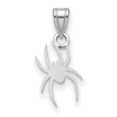 University of Richmond Small Spider Pendant 10k White Gold 1W025URV, UPC: 191101781049