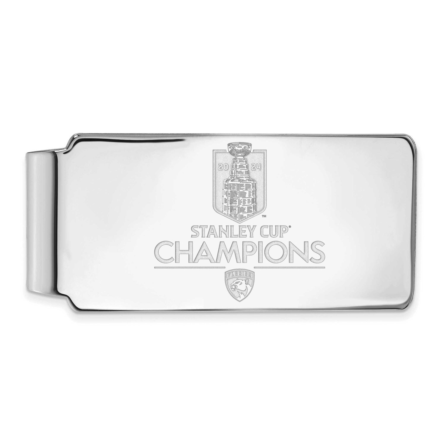 2024 Stanley Cup Champions Florida Panthers Money Clip Sterling Silver SS005PTH24, UPC: 196904290545
