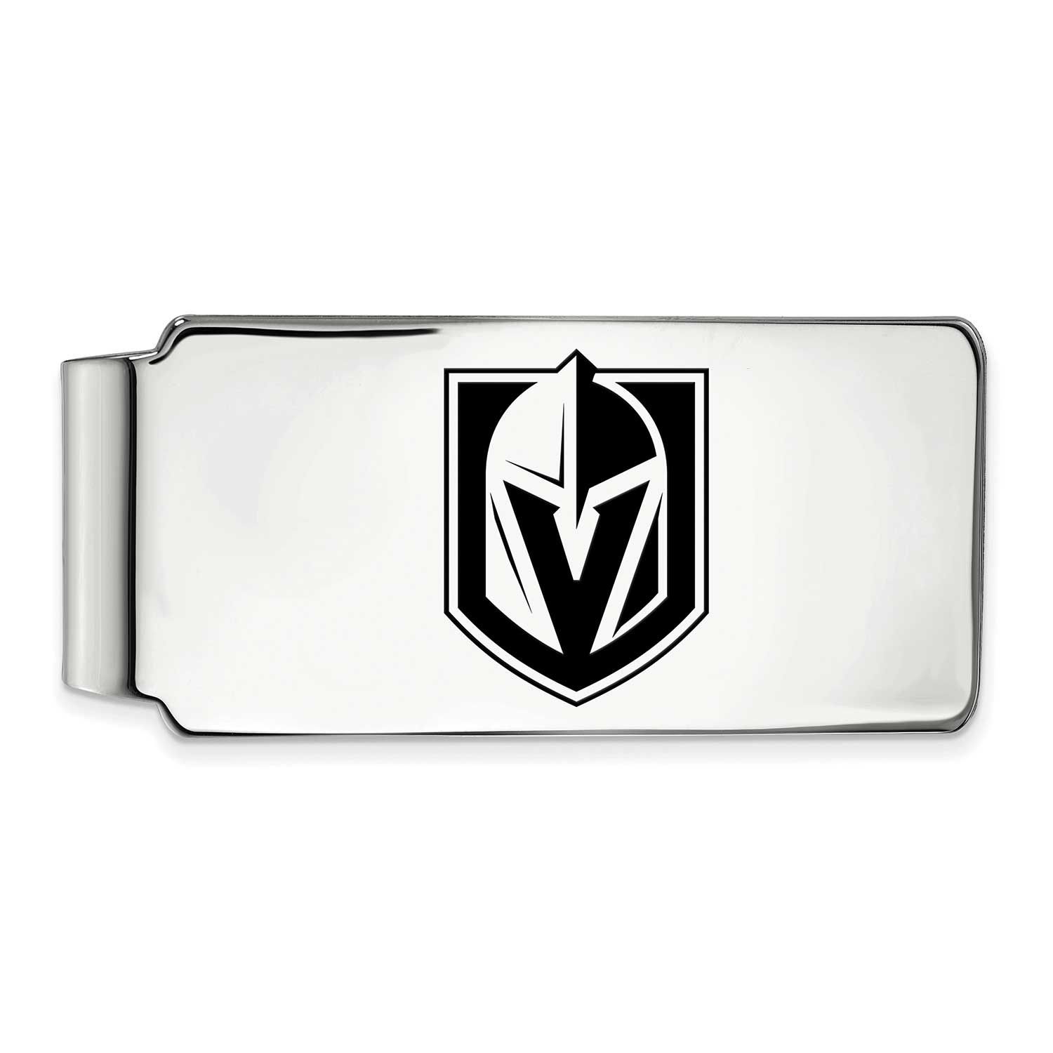 Vegas Golden Knights Money Clip with Epoxy Sterling Silver SS030VGK, UPC: 191101774874