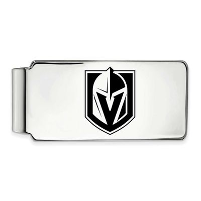 Vegas Golden Knights Money Clip with Epoxy Sterling Silver SS030VGK, UPC: 191101774874