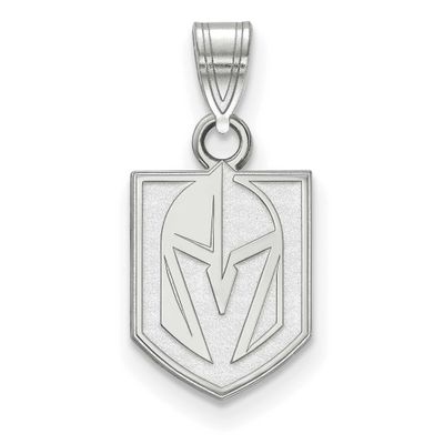 NHL Vegas Golden Knights Small Pendant 10k White Gold 1W002VGK, UPC: 191101771200