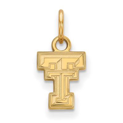 Texas Tech University T-T Extra Small Pendant 14k Gold 4Y001TXT, UPC: 886774856964