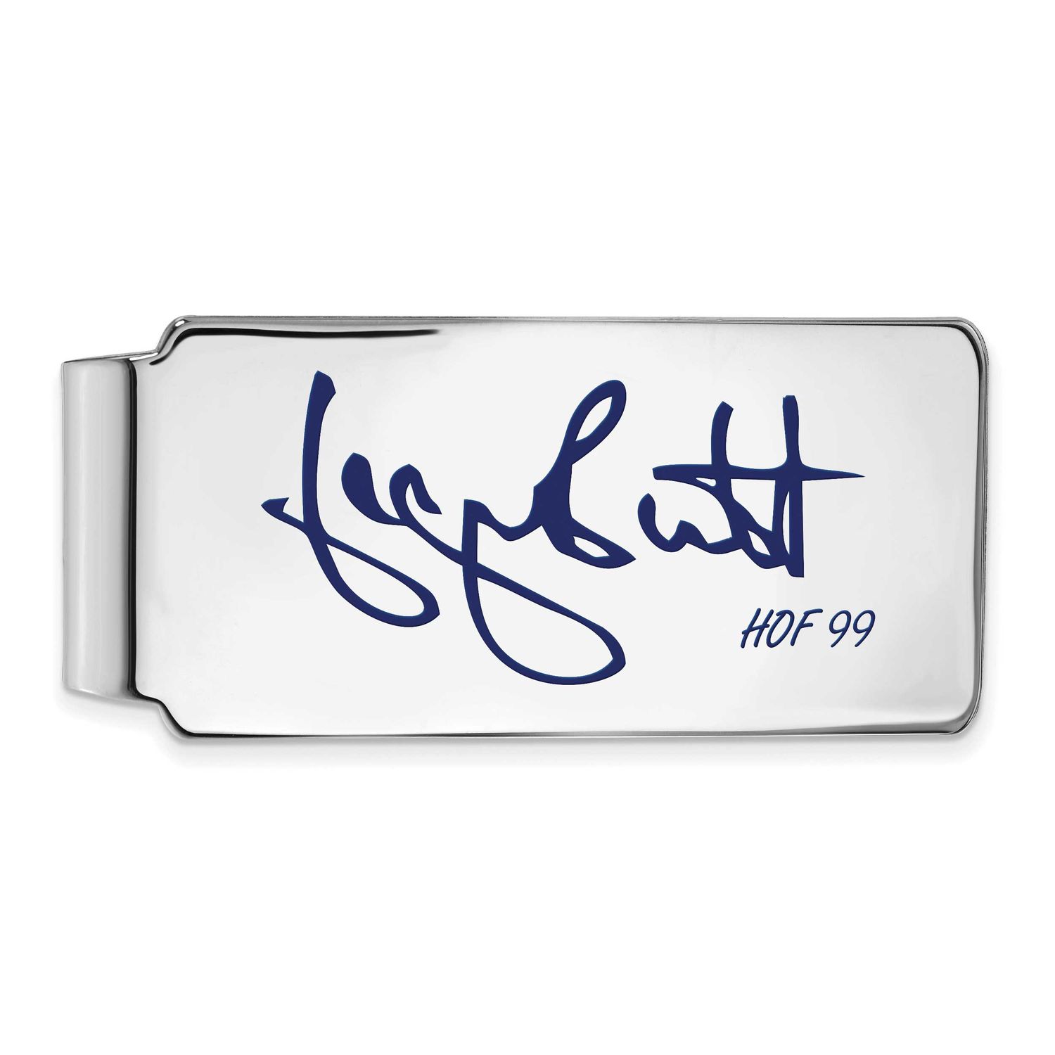 George Brett Hall of Fame Signature Epoxy Money Clip Sterling Silver SSHF04GB99, UPC: