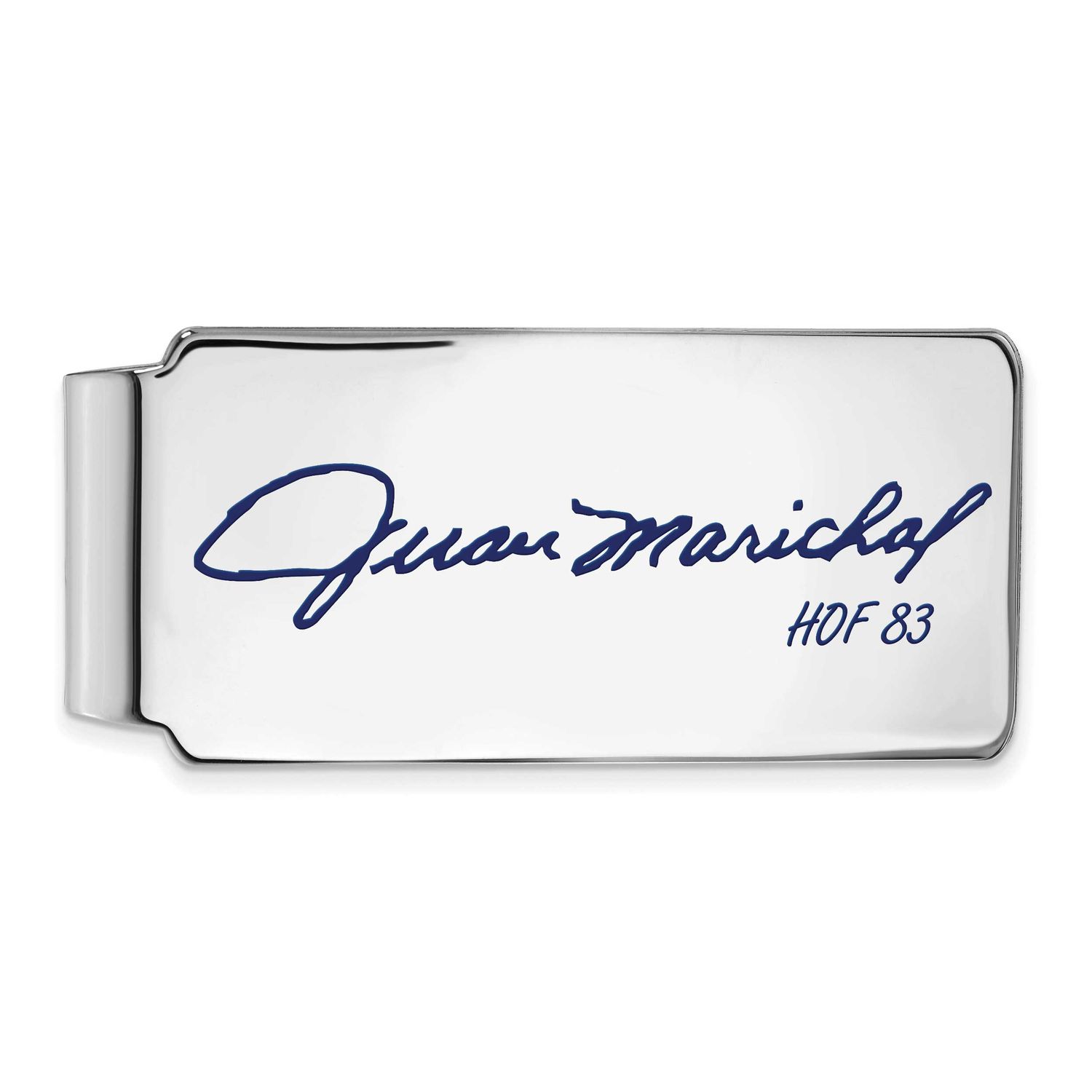 Juan Marichal Hall of Fame Signature Epoxy Money Clip Sterling Silver SSHF04JM83, UPC: