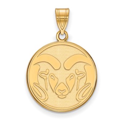Colorado State University Ram Large Pendant 14k Gold 4Y002COS, UPC: 886774858159