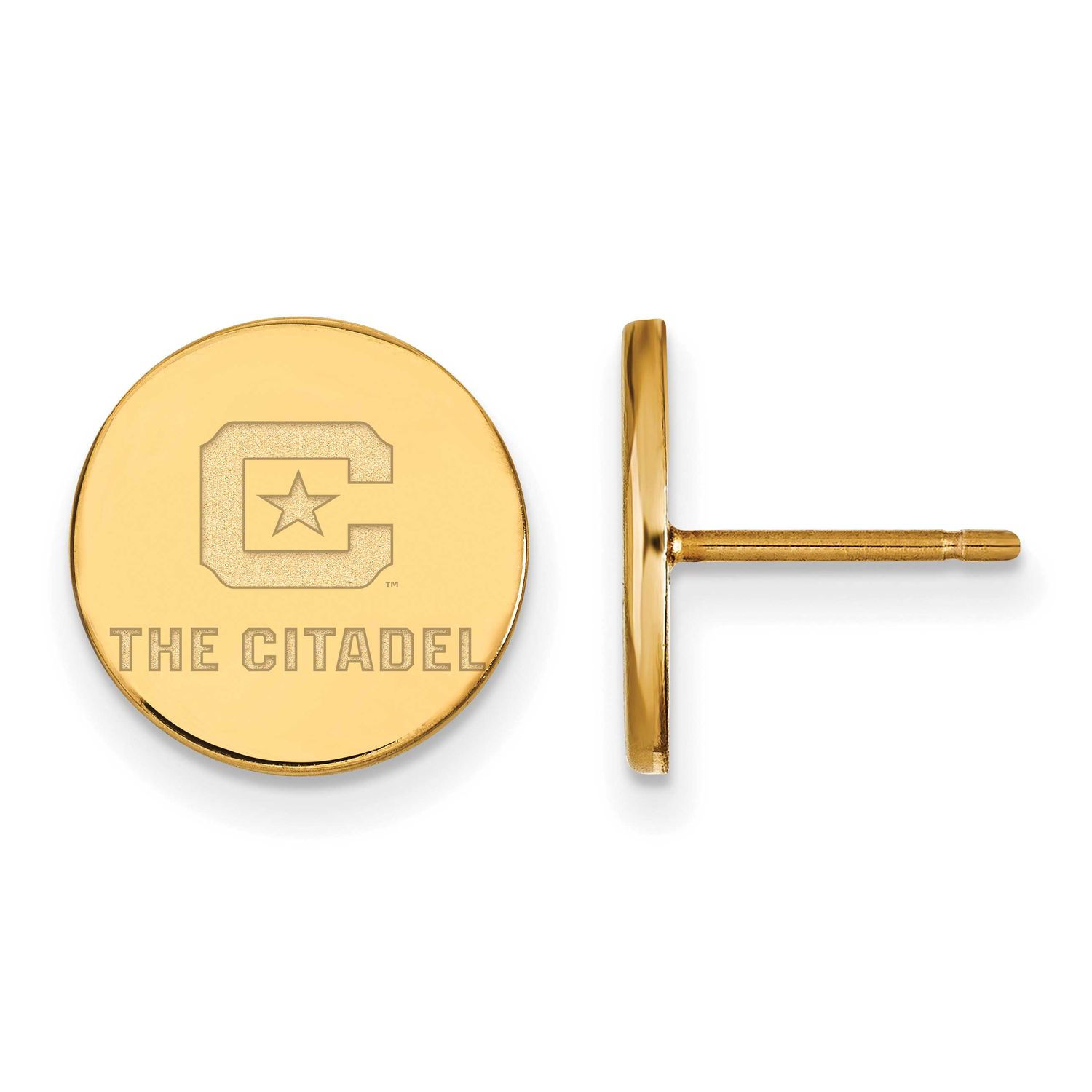 The Citadel Small Post Earrings 10k Gold 1Y008TCI, UPC: 886774805825
