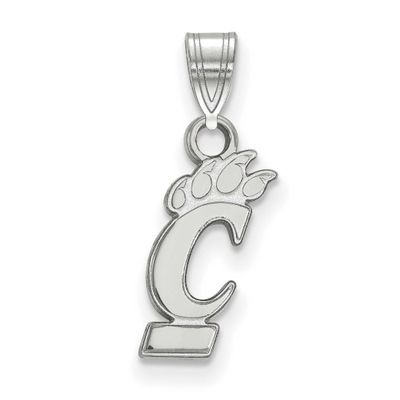 University of Cincinnati Small Pendant Sterling Silver Rhodium-plated SS002UC, UPC: 886774705002