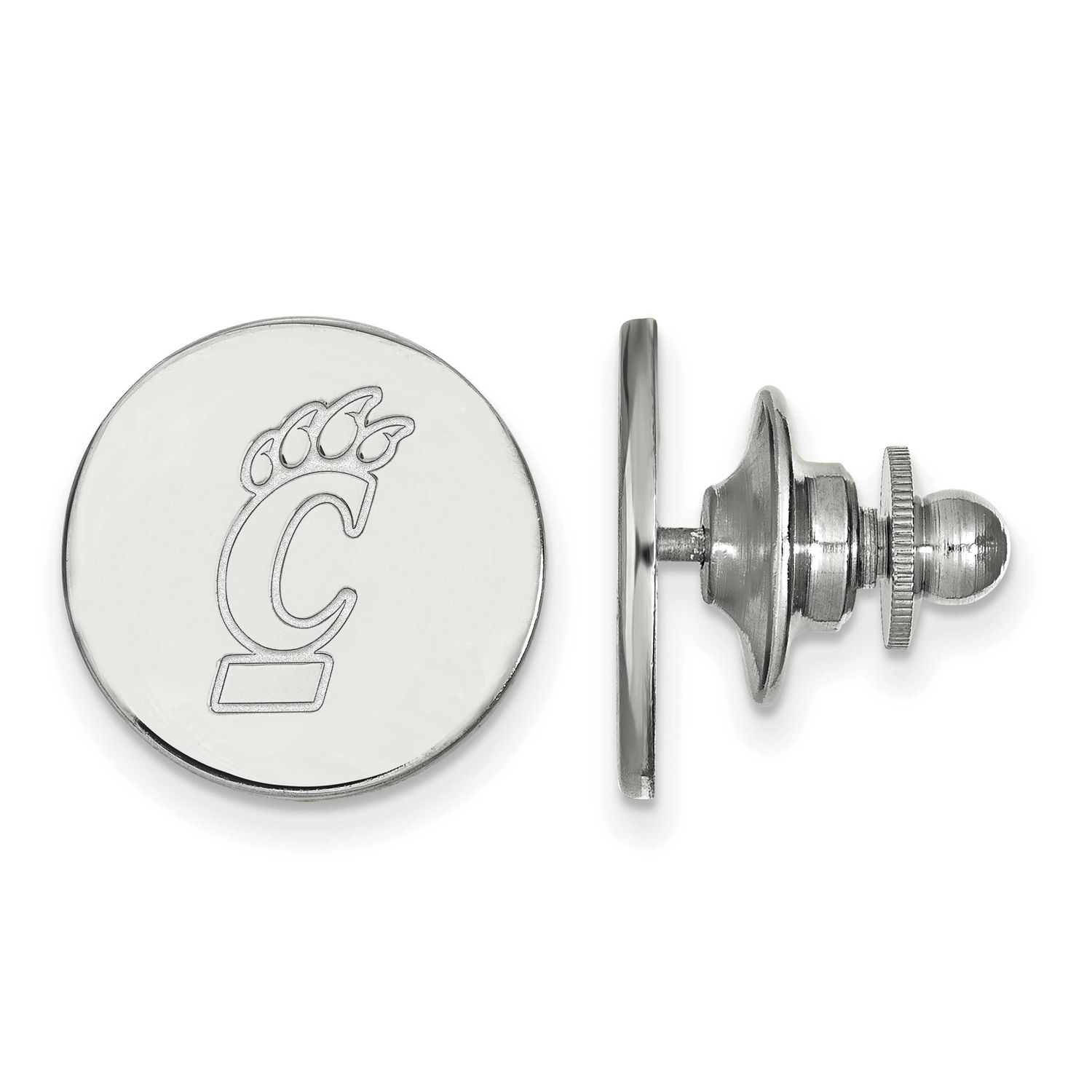 University of Cincinnati Lapel Pin 14k White Gold 4W009UC, UPC: 886774837086