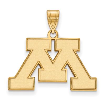 University of Minnesota Letter M Medium Pendant 14k Gold 4Y003UMN, UPC: 886774861470