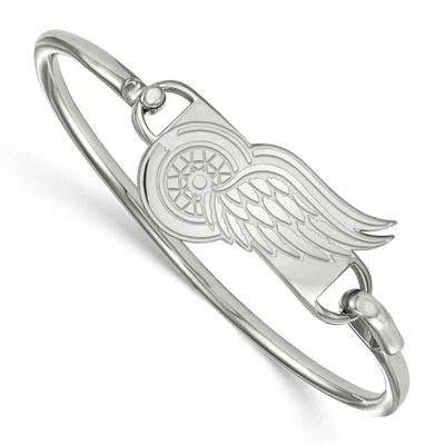 NHL Detroit Red Wings Bangle Sterling Silver Rhodium-plated SS018RWI-7, UPC: 886774958668