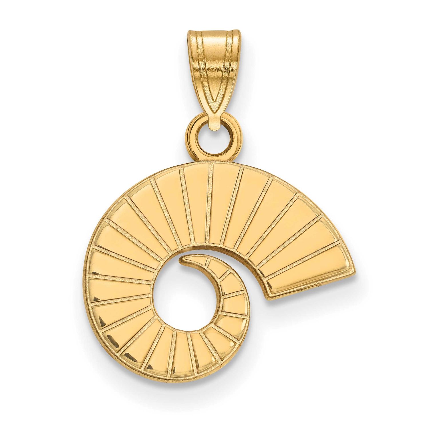 Colorado State University Ram Horn Small Pendant 10k Gold 1Y005COS, UPC: 886774802473