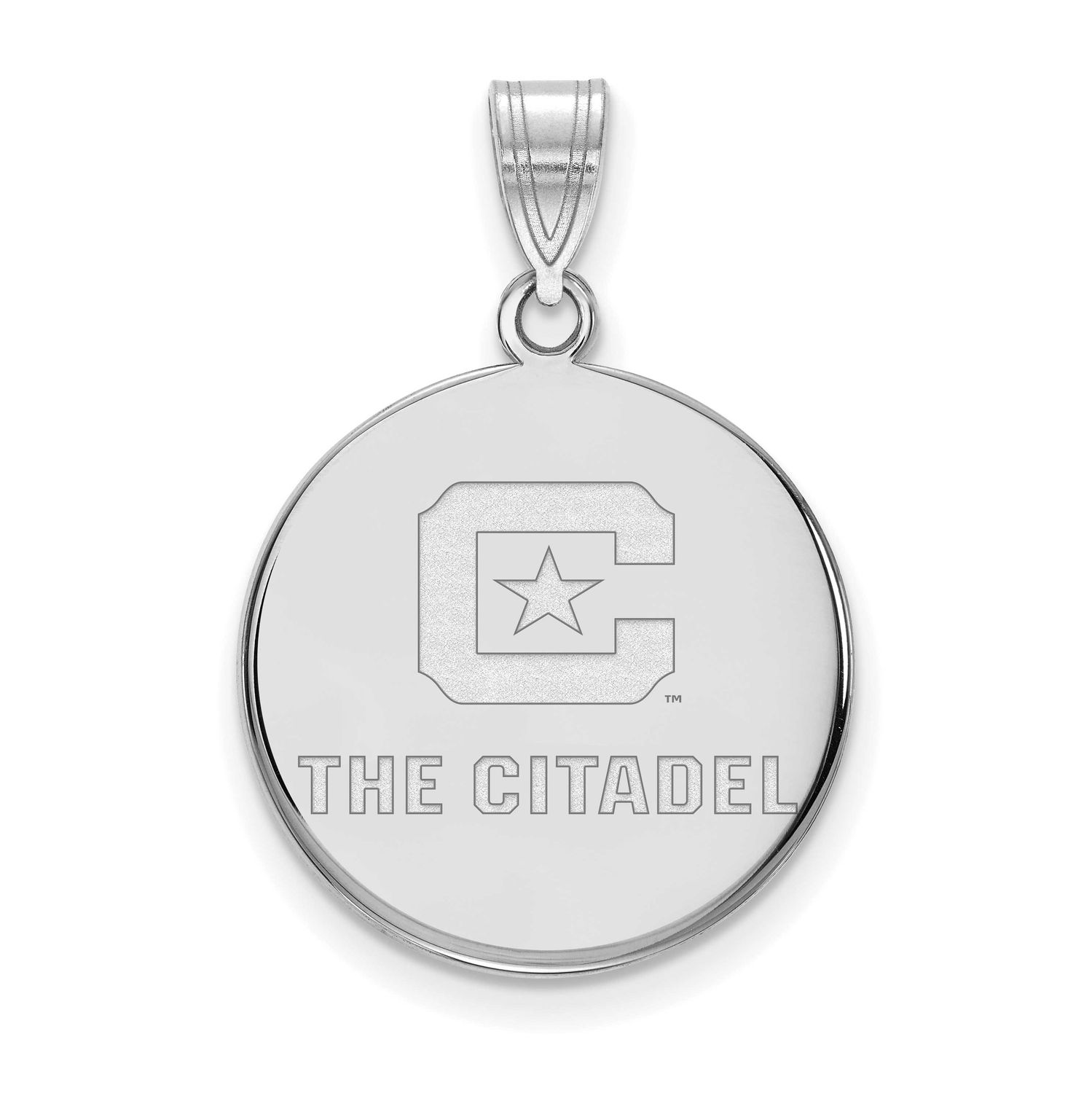 The Citadel Large Pendant Sterling Silver Rhodium-plated SS004TCI, UPC: 886774701554