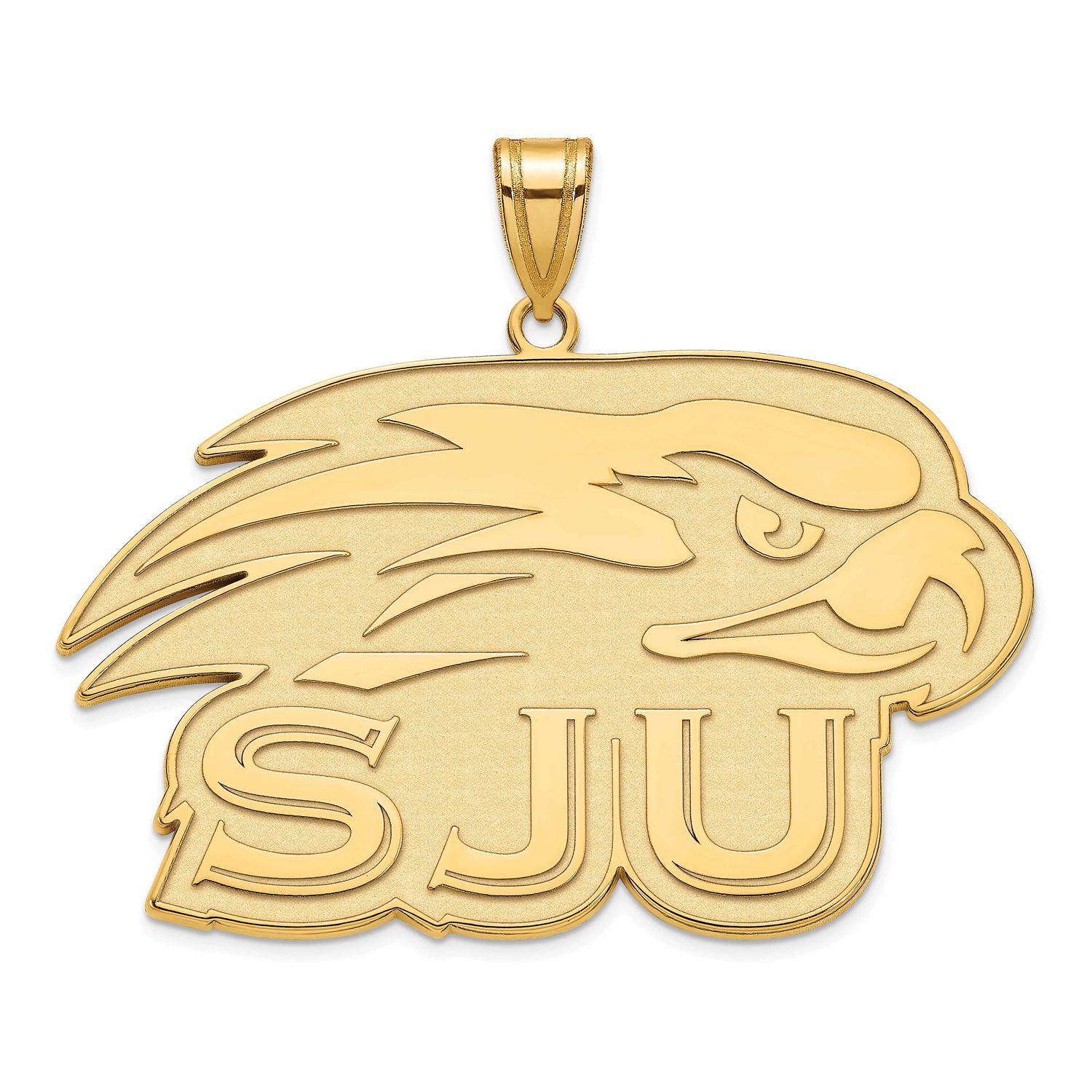 St Joseph&#39;S University Hawks Extra Large Pendant 14k Gold 4Y002SJO, UPC: 886774859187