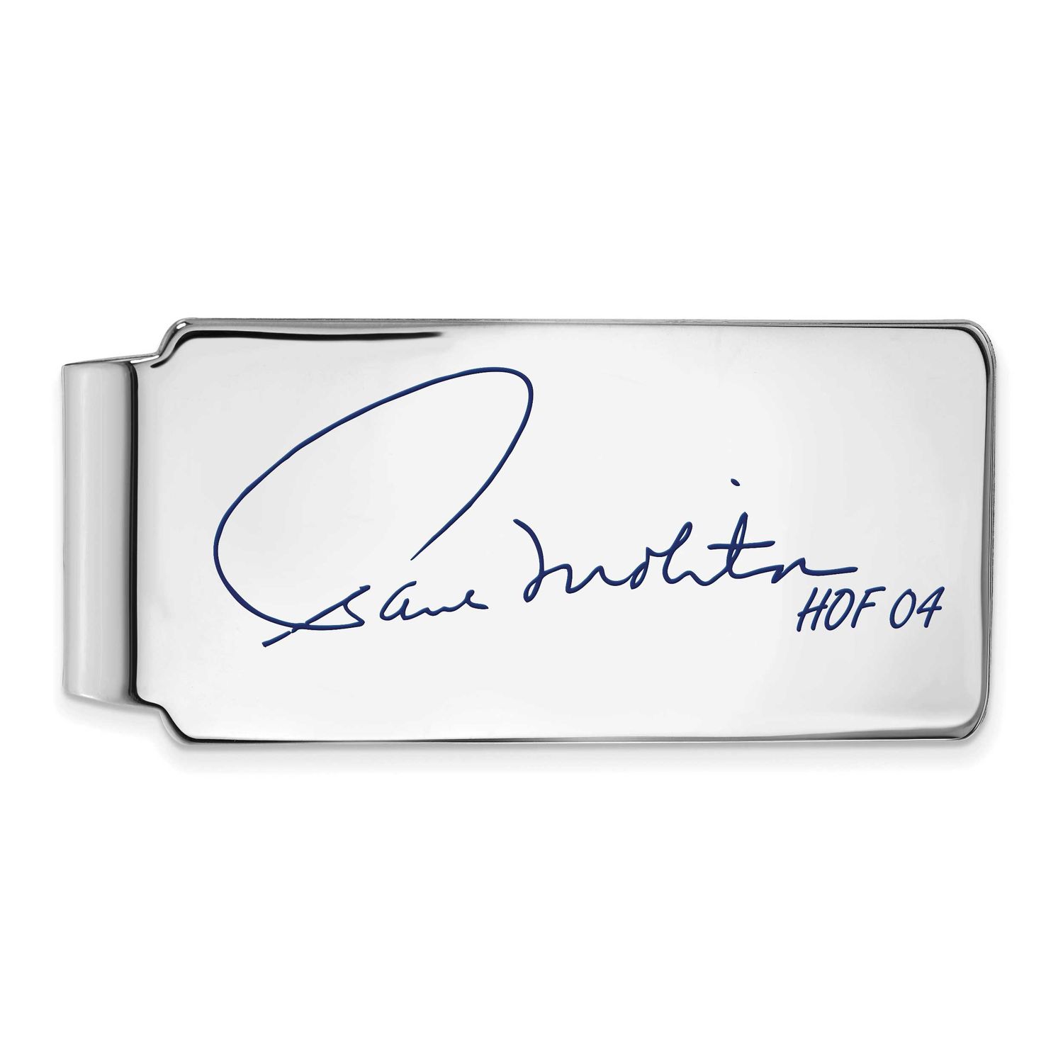 Paul Molitor Hall of Fame Signature Epoxy Money Clip Sterling Silver SSHF04PM04, UPC: