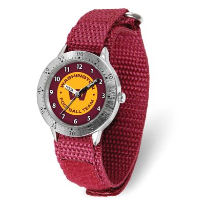 Nfl Washington Football Team Youth Tailgater Nylon Strap Quartz Time Teaching Watch Gametime XWM326…
