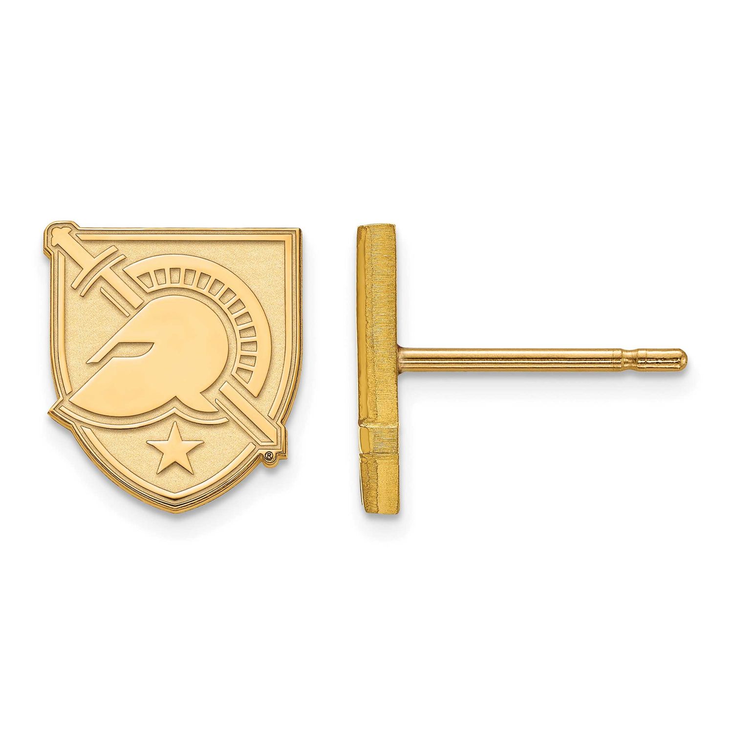 U.S. Military Academy Letter A Extra Small Post Earrings 10k Gold 1Y007USMA, UPC: 886774804910