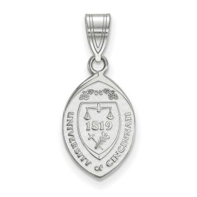 University of Cincinnati Medium Crest Pendant Sterling Silver Rhodium-plated SS040UC, UPC: 88677472…