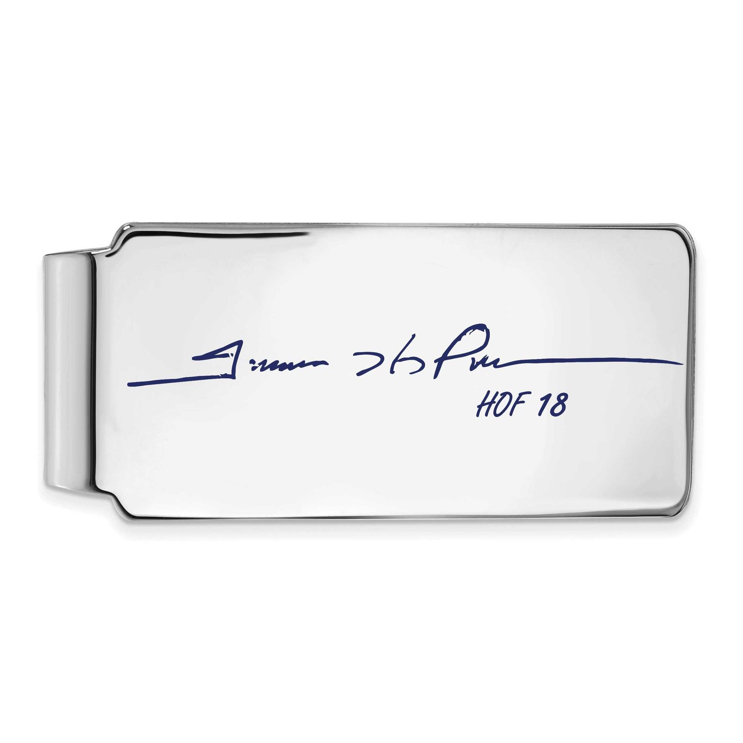 Trevor Hoffman Hall of Fame Signature Epoxy Money Clip Sterling Silver SSHF04TH18, UPC:
