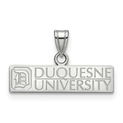 Duquesne University Medium Pendant 10k White Gold 1W001DUU, UPC: 886774765372