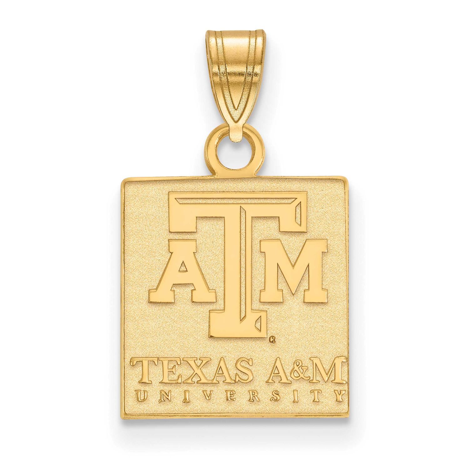 Texas A And M University Small Pendant Gold-plated Sterling Silver GP066TAM, UPC: 886774952581