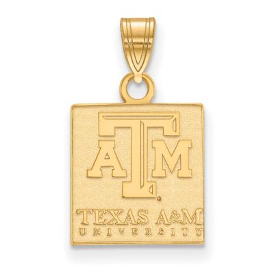 Texas A And M University Small Pendant Gold-plated Sterling Silver GP066TAM, UPC: 886774952581